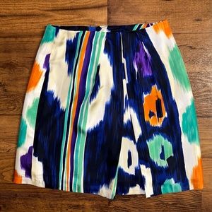 Doncaster Collection • Size 12 • Multi-Colors • Silk • Skirt